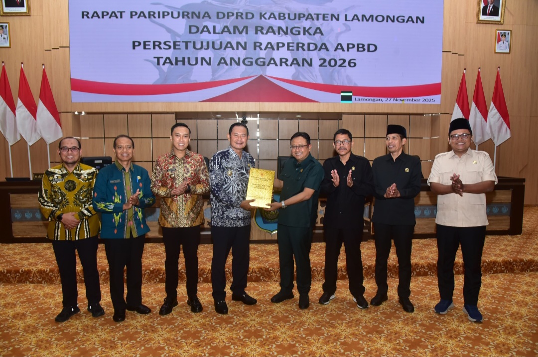 Foto: APBD Kabupaten Lamongan 2026 Ditetapkan
