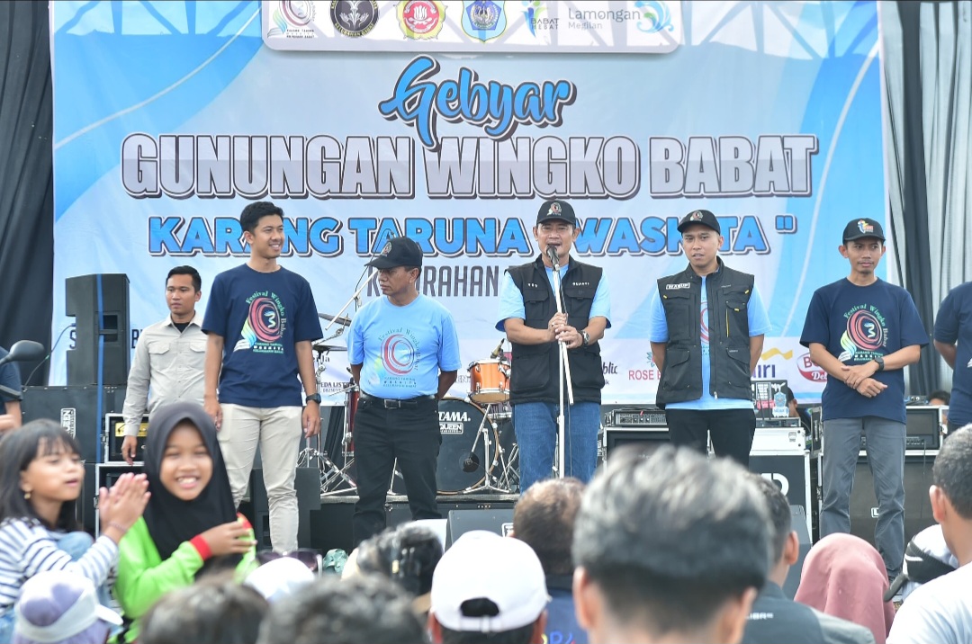 Foto: Gebyar Gunungan Wingko Babat Gaungkan Kuliner Asli Lamongan