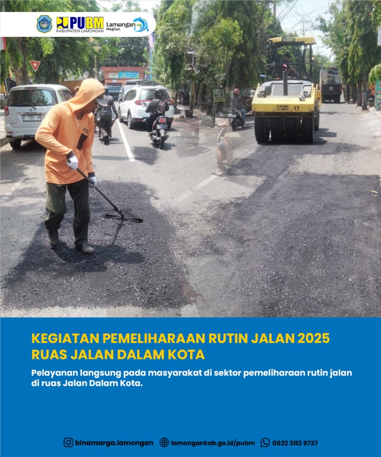 Foto: KEGIATAN PEMELIHARAAN RUTIN JALAN 2025