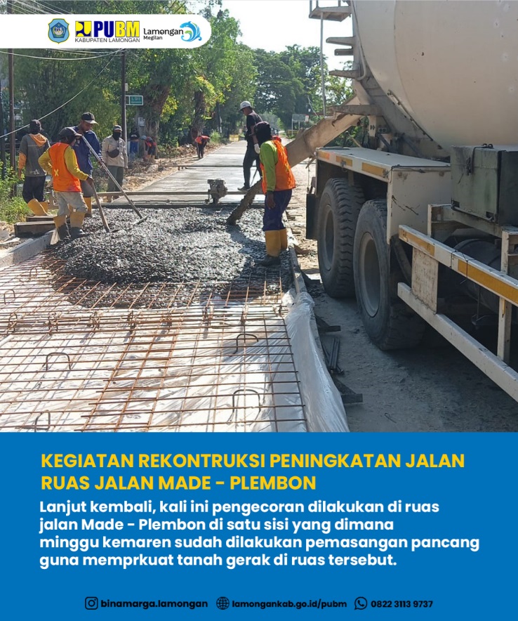 Foto: REKONTRUKSI PENINGKATAN JALAN TA 2025 RUAS JALAN MADE - PELMBON