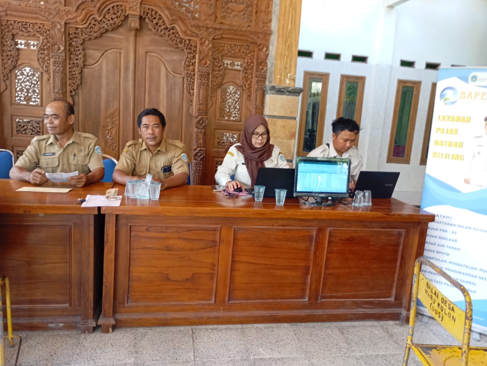 Foto: Kegiatan Pendampampingan Pembayaran Pajak Desa Warukulon Kecamatan Pucuk Tahap II Tahun 2026