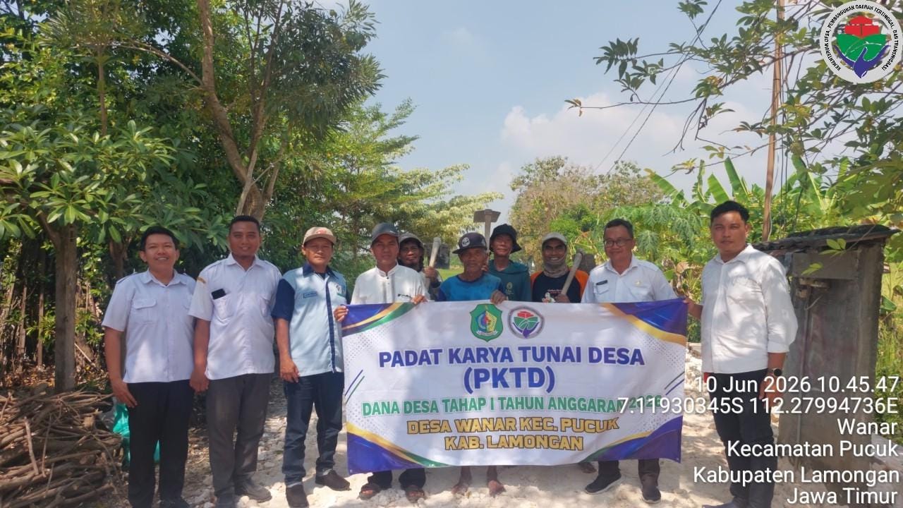Foto: Kegiatan Monev DD Tahap 1 Tahun 2026 Desa Wanar Kecamatan Pucuk