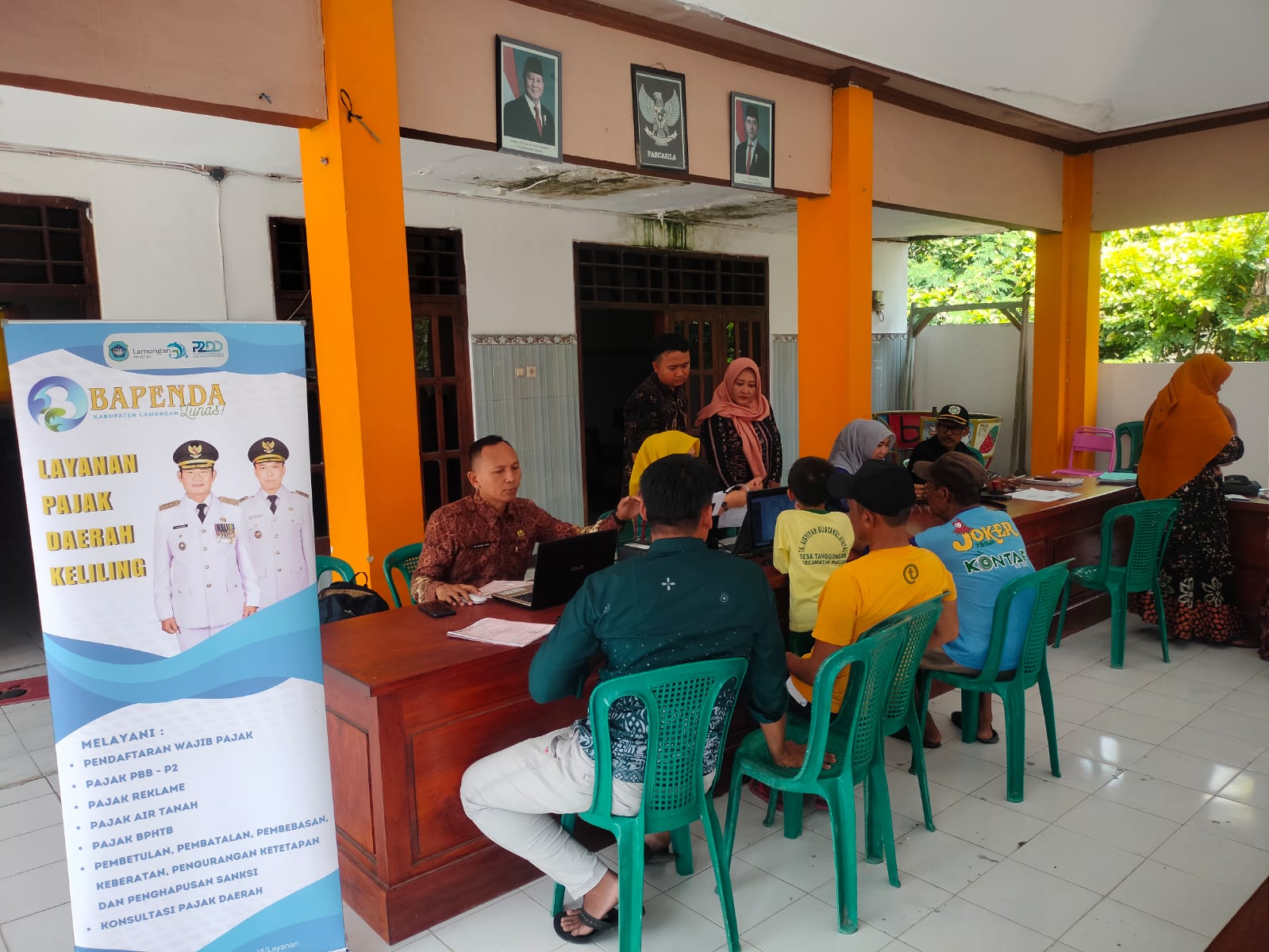 Kegiatan Pembayaran PBB di Desa Tanggungan Kecamatan Pucuk 2026