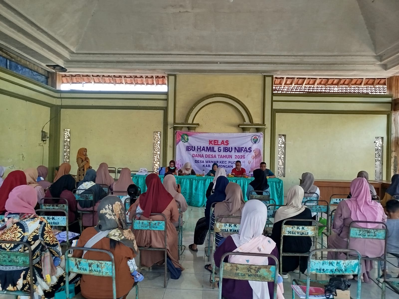 Foto: kegiatan kelas ibu hamil dan ibu nifas Desa Wanar didanai dari Dana Desa tahap 1 tahun 2026