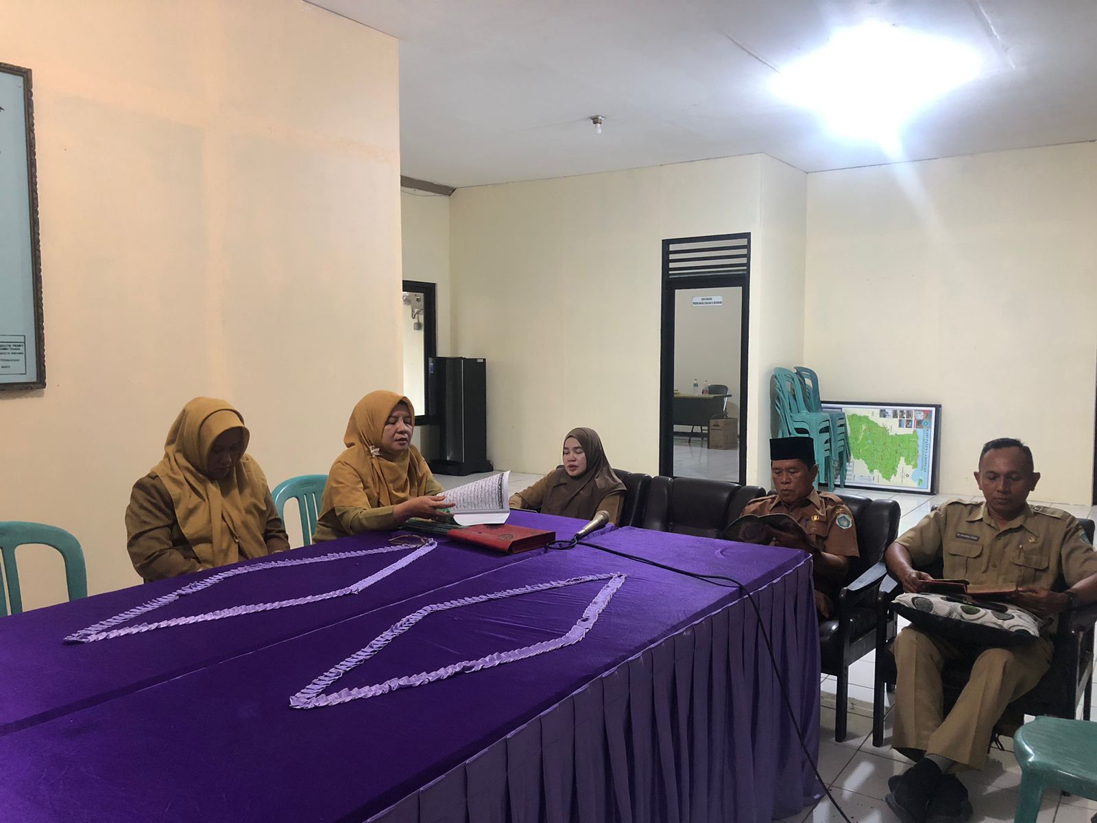 Foto: Kegiatan Khotmil Quran Virtual dalam rangka menyukseskan kegiatan MTQ XXVIII Kabupaten Lamongancamatan Pucuk 2026