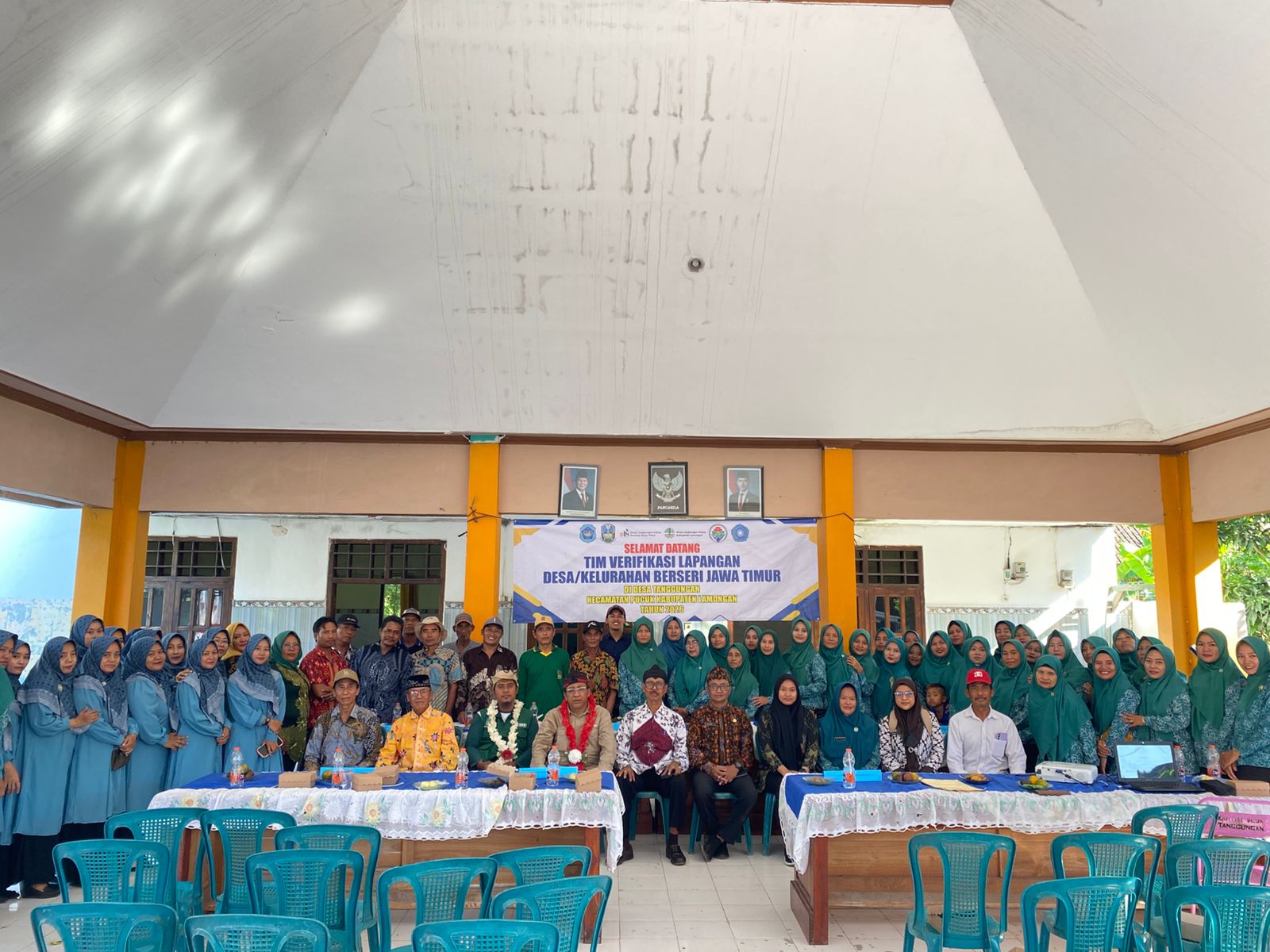 Foto: Kegiatan Verifikasi Lapangan Desa/Kelurahan Berseri Jawa Timur Desa Tanggungan Kecamatan Pucuk 2026