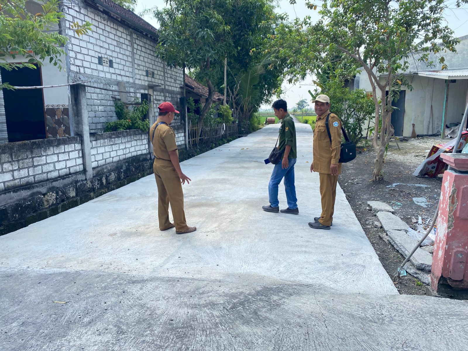Foto: Kegiatan Chek Lokasi fisik DD tahap 1 Tahun 2026 Desa Padenganploso Kecamatan Pucuk 2026