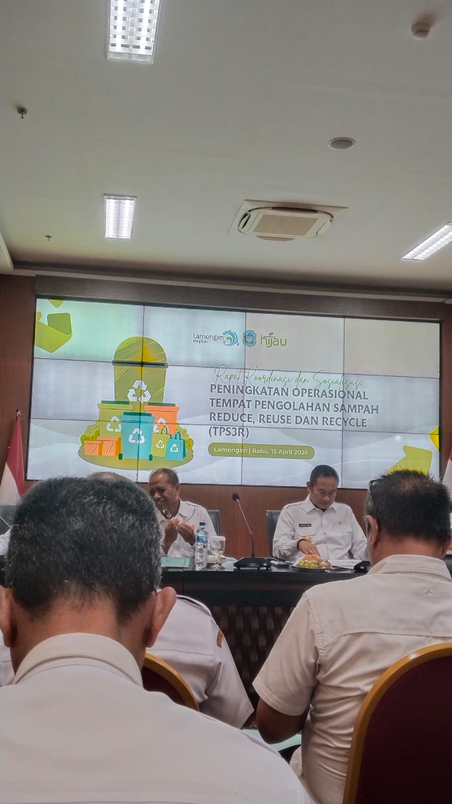 Foto: Rapat Peningkatan Operasional Tempat Pengelahan Sampah Reduce, Reuse dan Recyle (TPS3R) Kabupaten Lamongan 2026