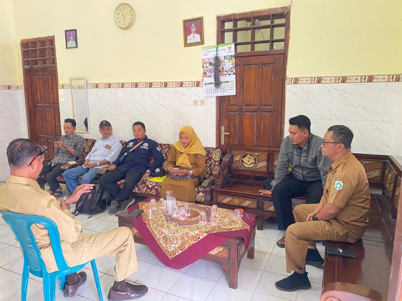 Foto: Kegiatan Monev DD tahap 1 tahun 2026 di Desa Tanggungan Kecamatan Pucuk Tahun 2026