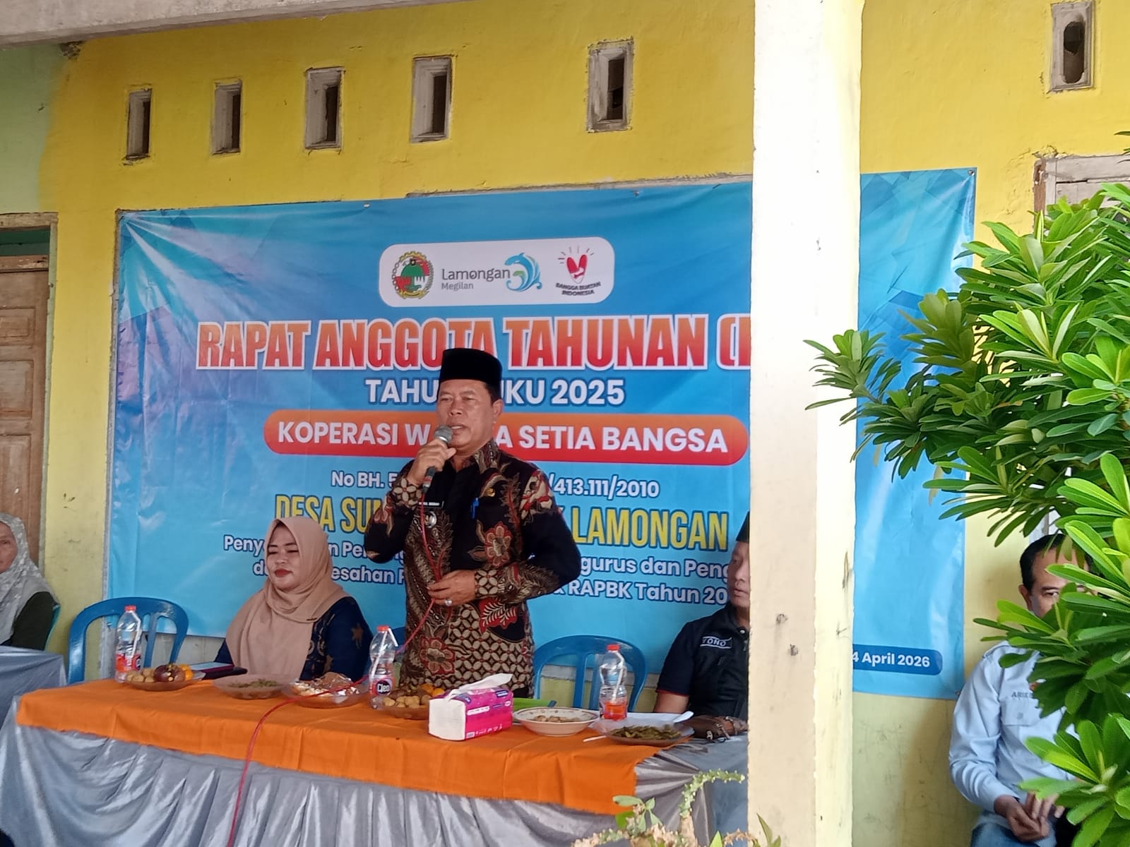 Foto: Kegiatan Rapat RAT Koperasi Wanita Setia Bangsa Desa Warukulon Kecamatan Pucuk 2026