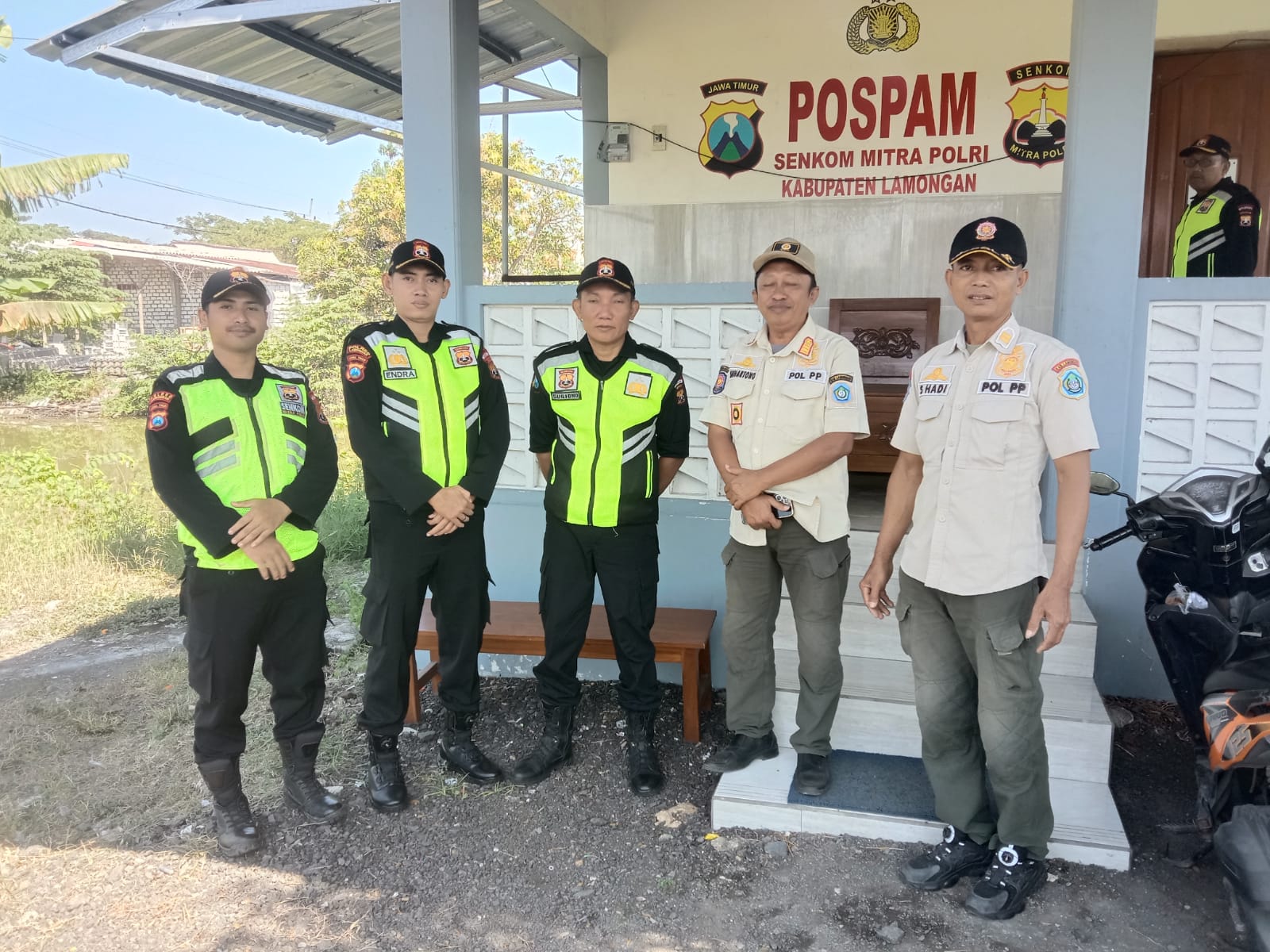 Foto: Persiapan Pengamanan d pondok LDII untuk pembukaan SPPG oleh bapak Bupati Lamongan