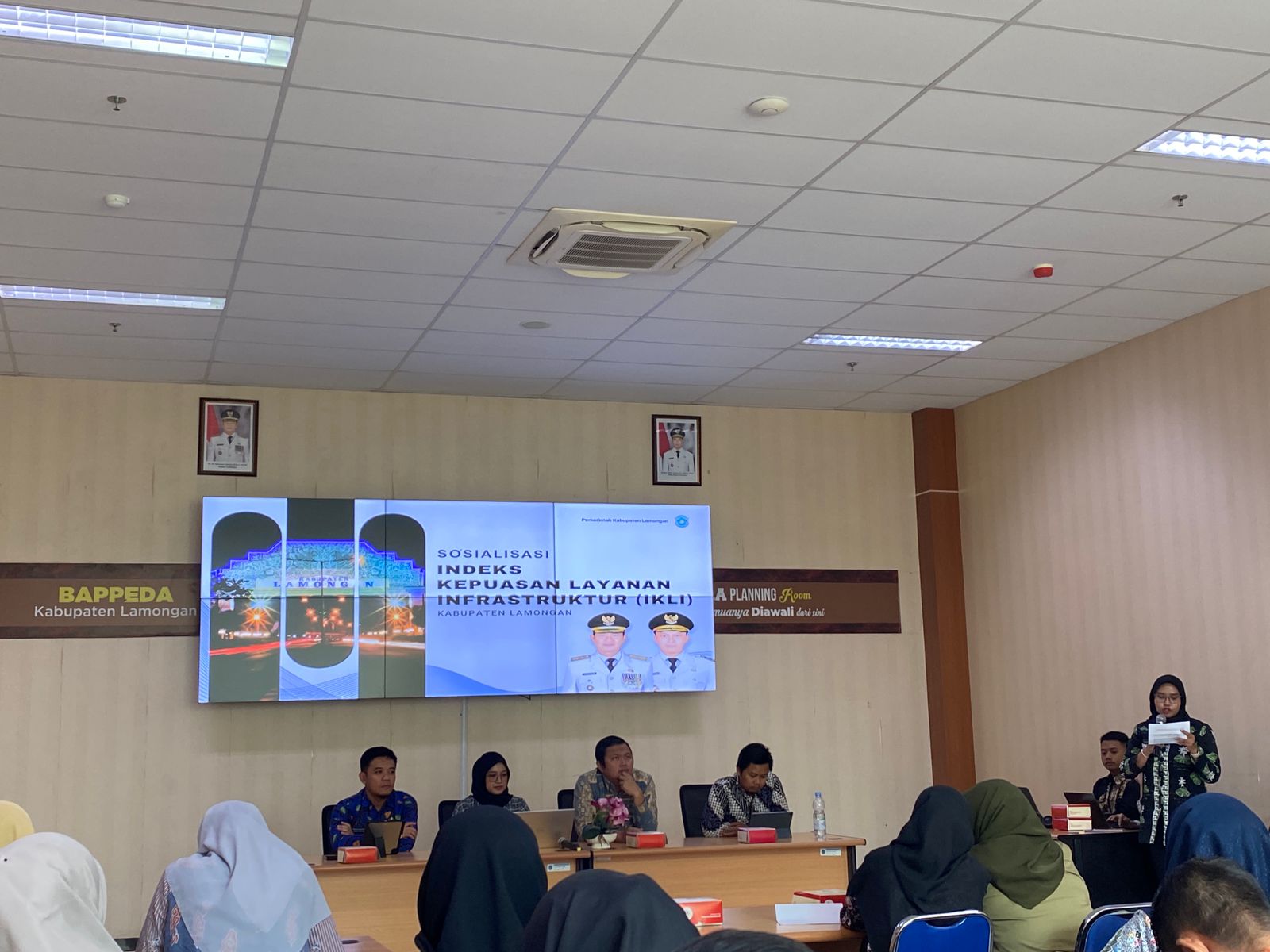 KASI PPM MENGHADIRI SOSIALISASI INDEKS KEPUASAN LAYANAN INFRASTRUKTUR (IKLI) KABUPATEN LAMONGAN