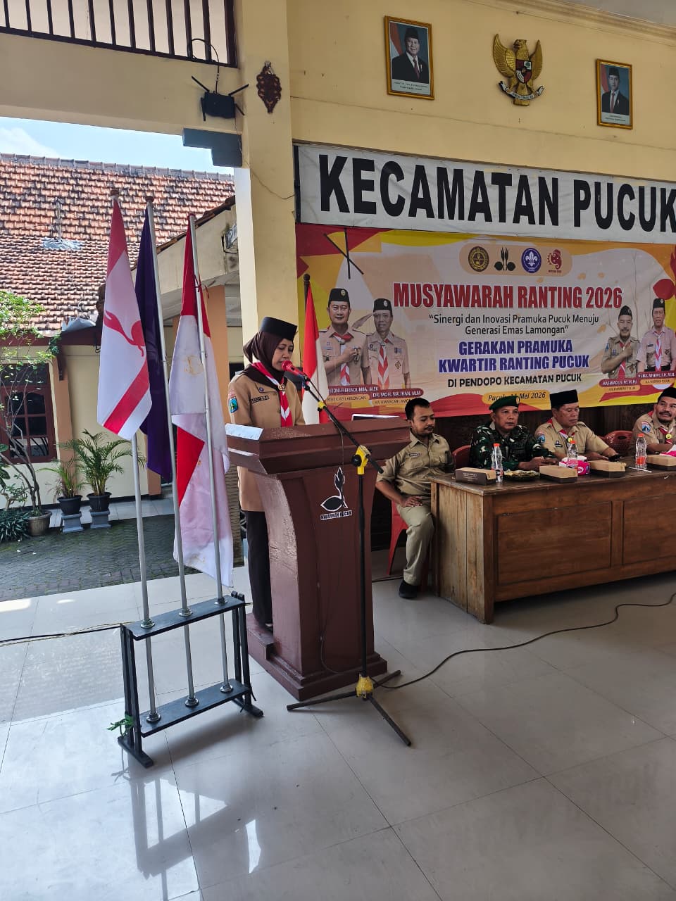 Foto: Kegiatan Persiapan Musran Gerakan Pramuka Kecamatan Pucuk 2026