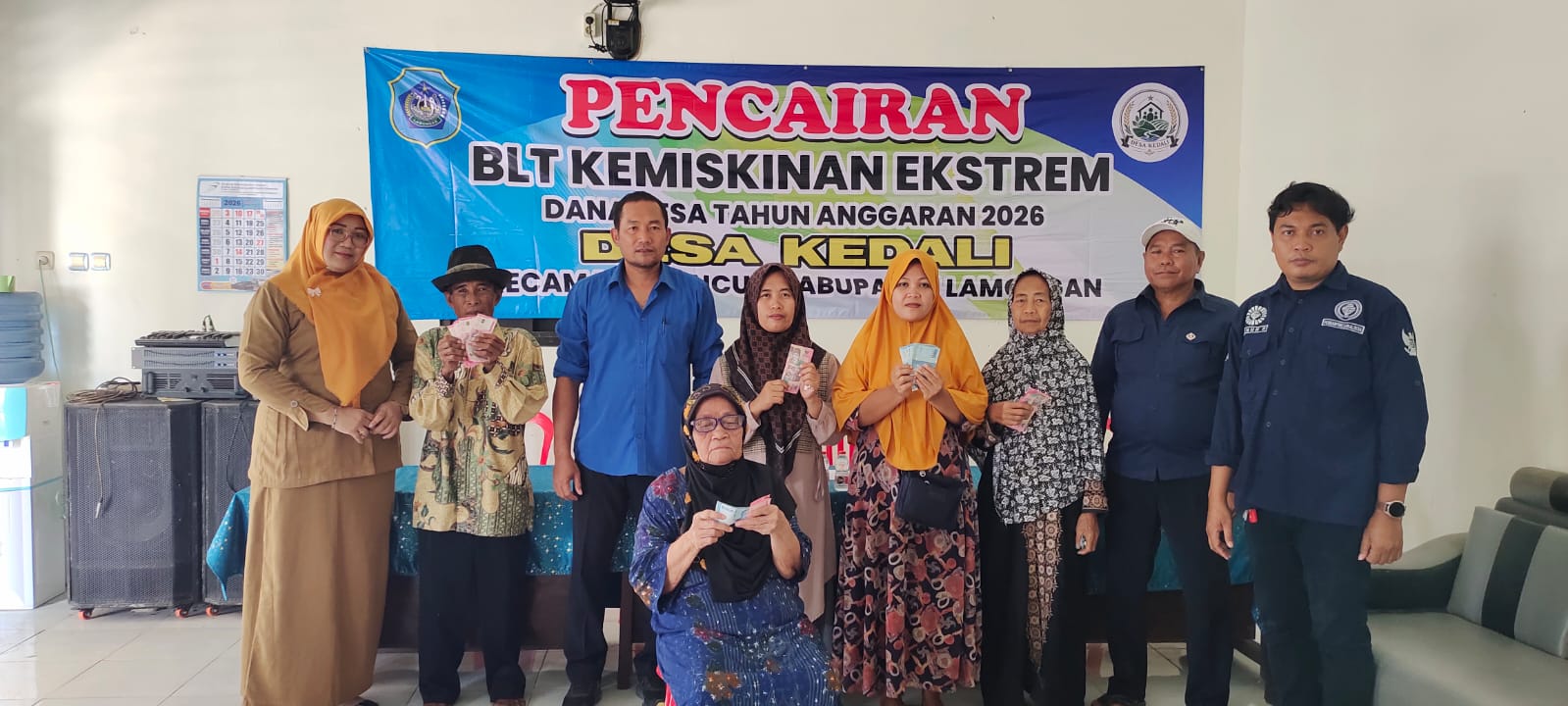 Foto: Kegiatan Penyaluran BLT DD Bulan 1,2,3 Desa Kedali Kecamatan Pucuk Tahun 2026
