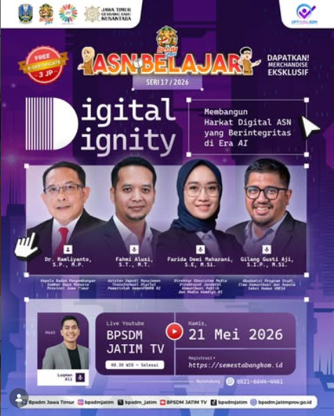 Foto: Ikuti ASN Belajar Mengenai Digital Dignity Seri 17 Tahun 2026