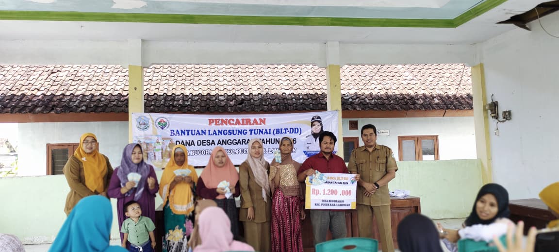 Foto: Kegiatan Pencairan Bantuan Langsung Tunai (BLT-DD) DEsa Bugoharjo Kecamatan Pucuk Tahun 2026