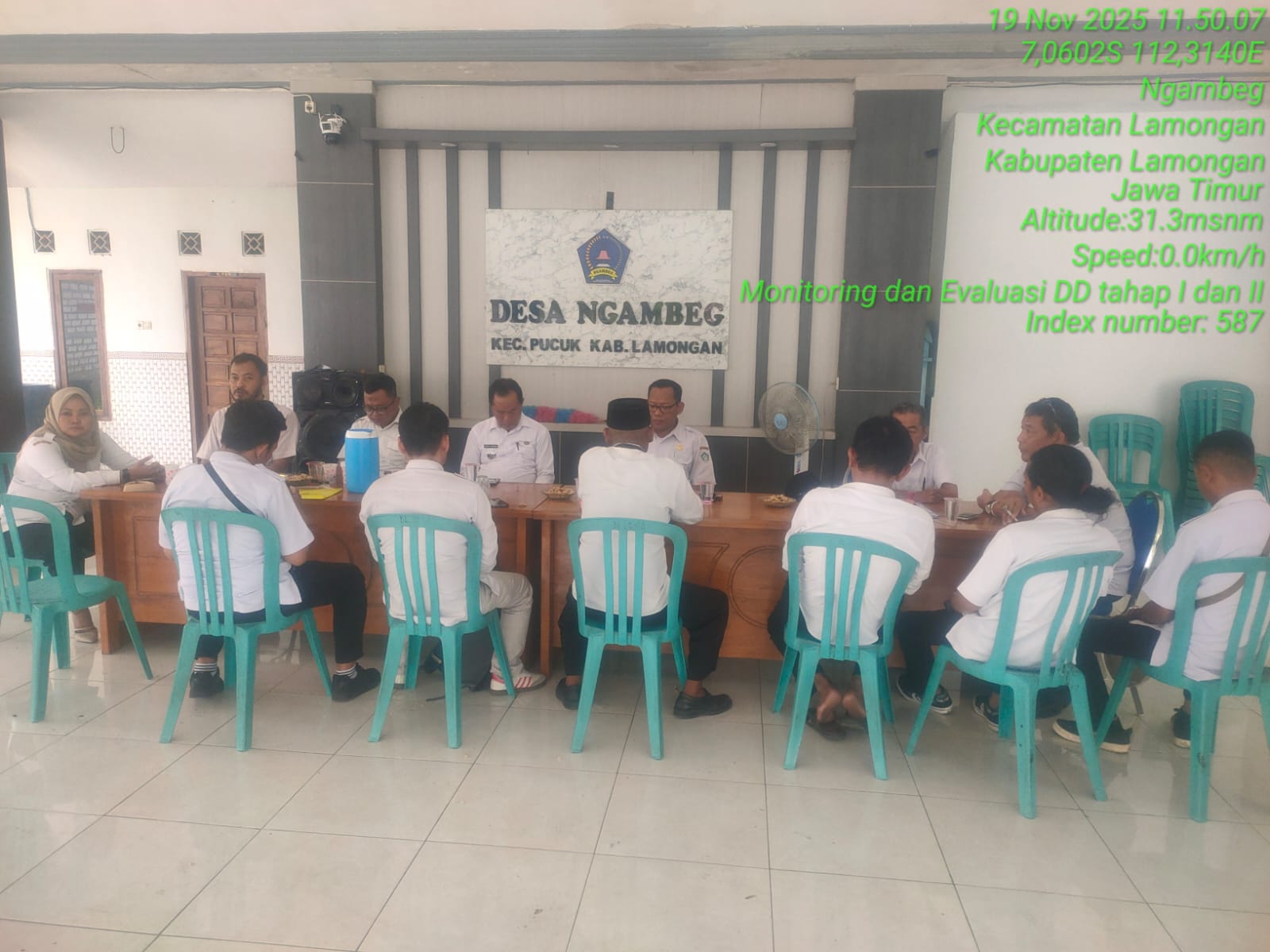 MONITORING DAN EVALUASI DANA DESA TAHAP II DESA NGAMBEG