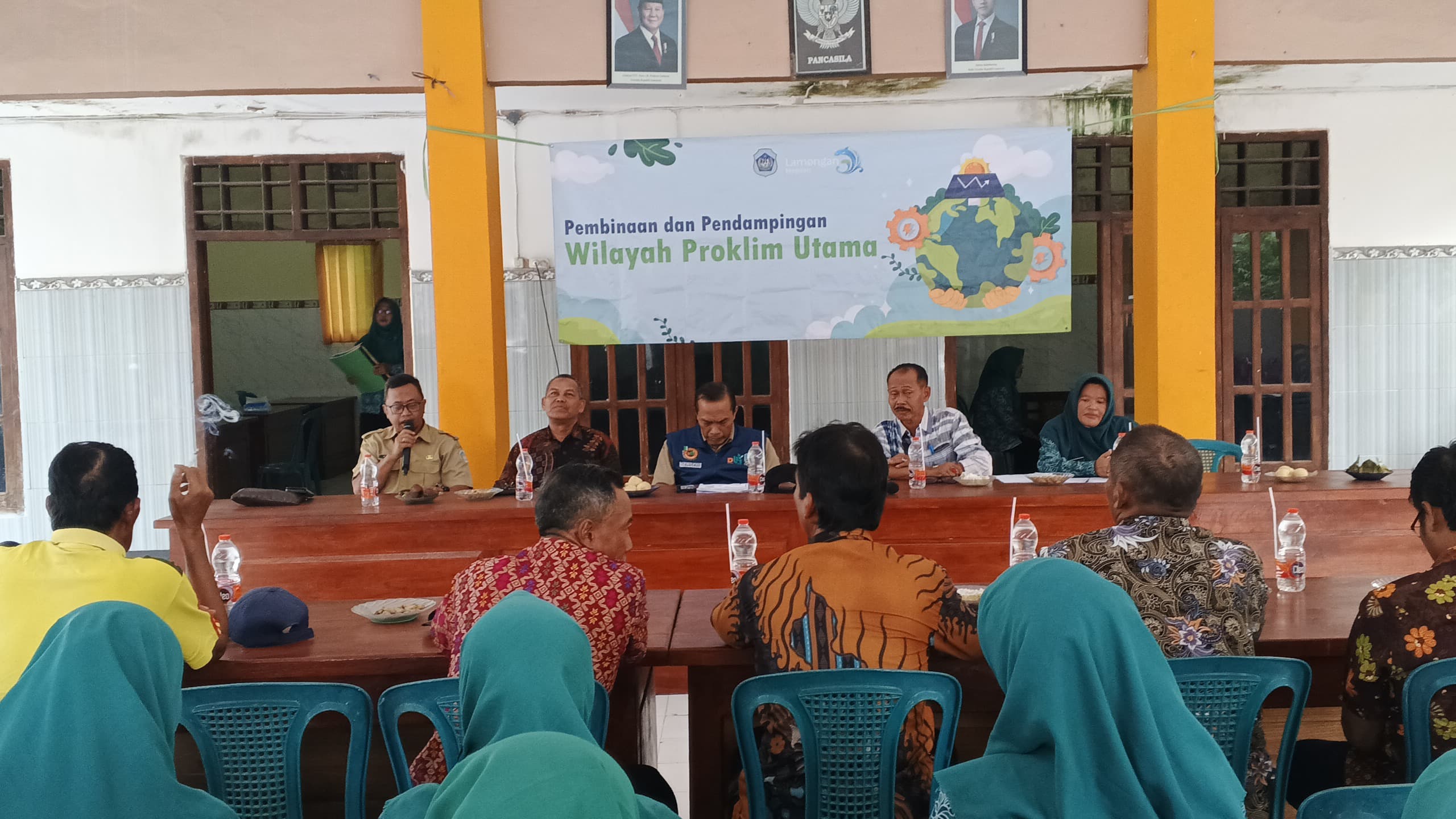 Foto: Pembinaan dan pendampingan wilayah proklim dari Dinas Lingkungan Hidup Kab. Lamongan di Desa Tanggungan Kec Pucuk 2026