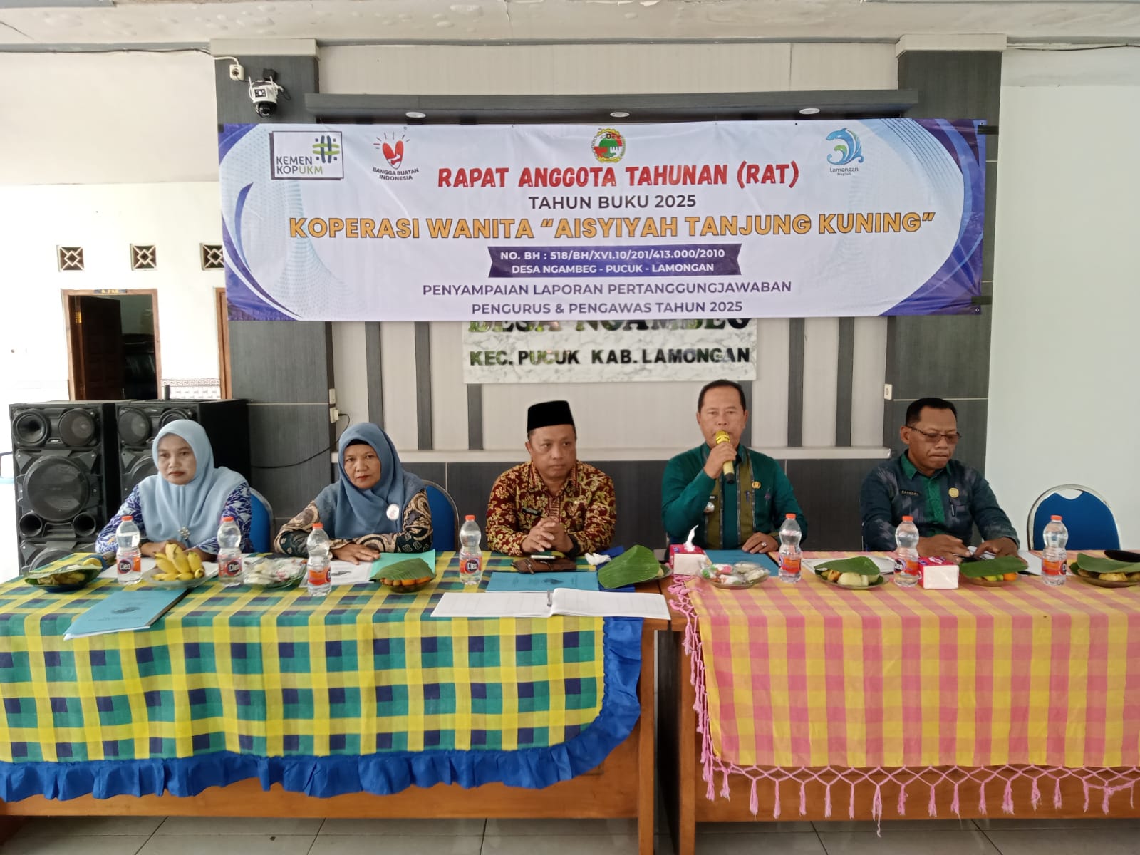 Foto: Kegiatan RAT tahun 2025 Koperasi Wanita Aisiyah Tanjung Kuning Desa Ngambeg Kecamatan Pucuk 2026