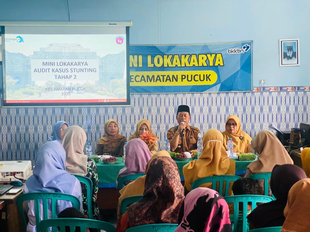Foto: CAMAT PUCUK MENGHADII MINI LOKA KARYA AUDIT KASUS STUNTING TAHAP 2 KECAMATAN PUCUK