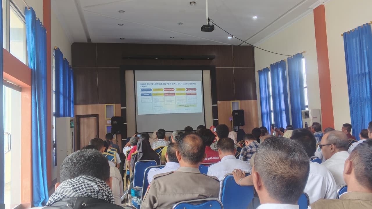 Foto: STAF PPM KECAMATAN PUCUK MENGHADIRI SOSIALISASI PENERAPAN PENILIKAN PEMBANGUNAN ATAS PENERBITAN PBG