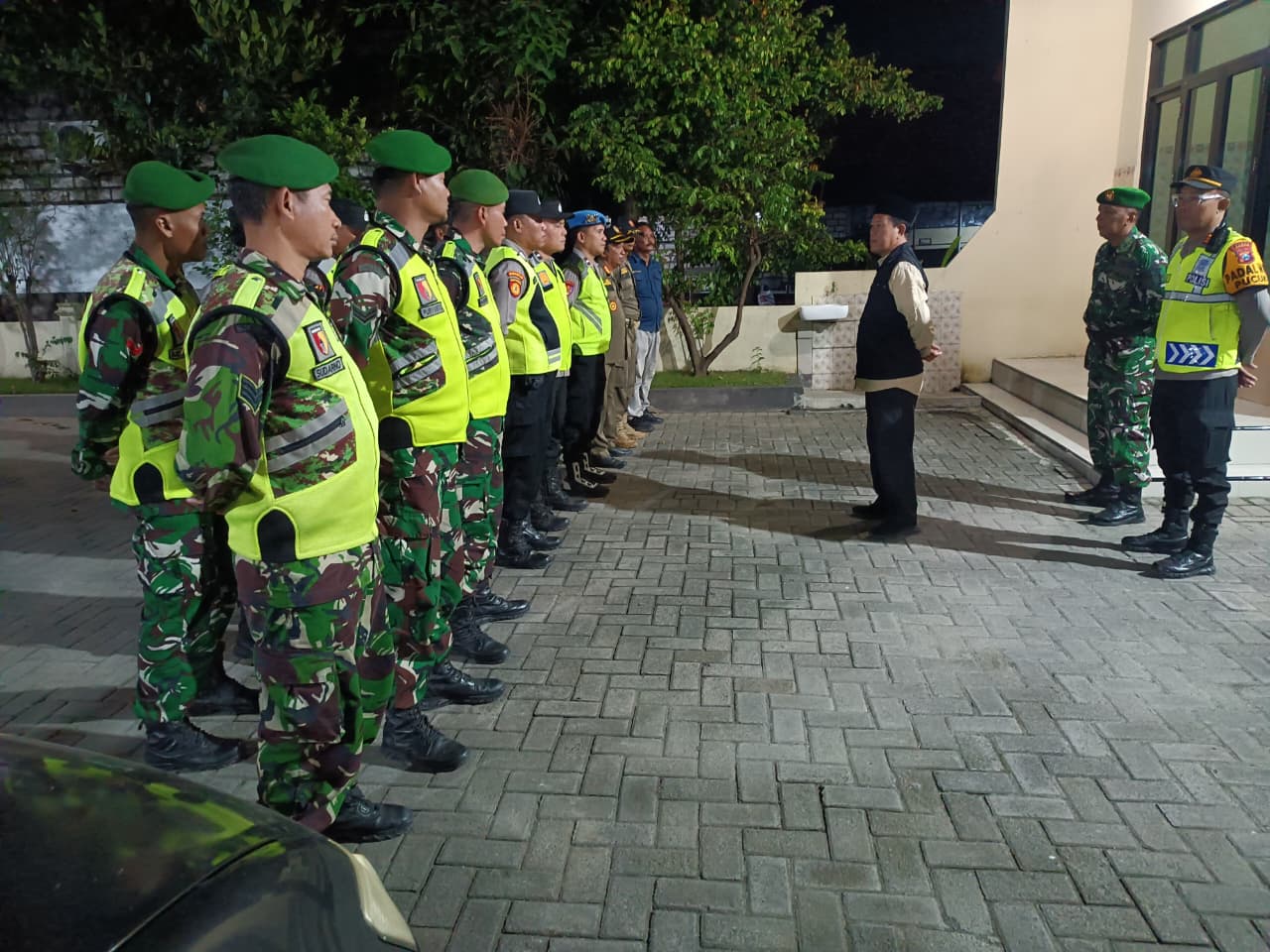 Kegiatan Apel Pengamanan Malam Takbiran Idul Fitri 1447 H di Wilayah Kecamatan Pucuk