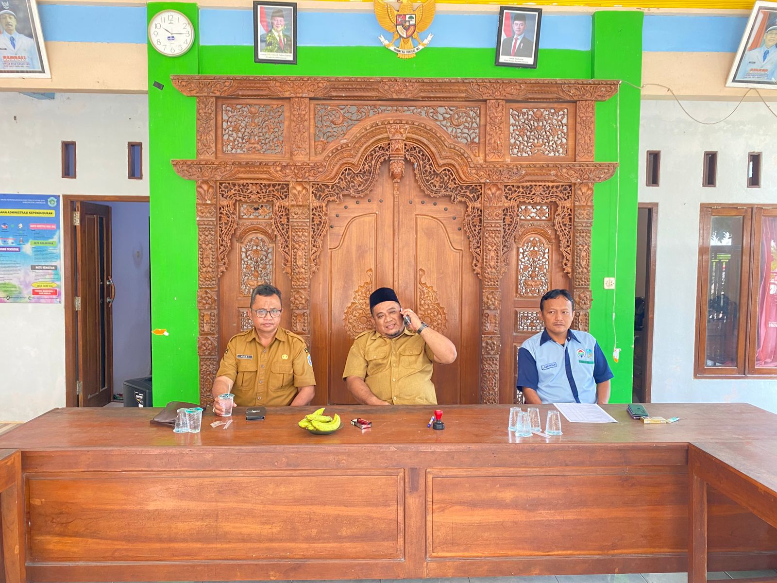 Foto: Kegiatan Monev DD tahap 1 tahun 2026 di Desa Plososetro Kecamatan Pucuk Tahun 2026