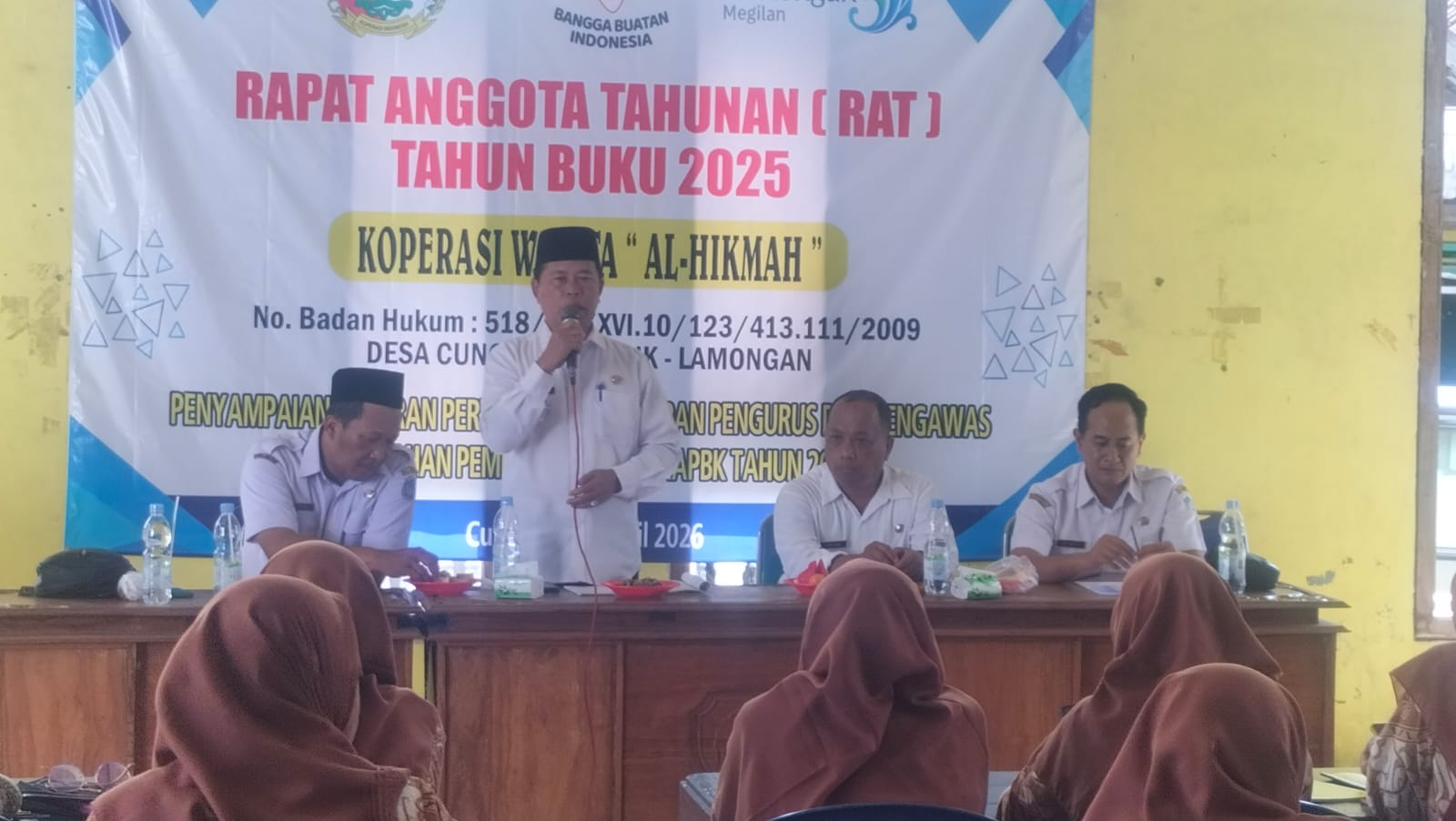 Foto: Kegiatan RAT Tahun 2026 Kopwan "Al-Hikmah" Desa Cungkup Kecamatan Pucuk Kabupaten Lamongan 2026