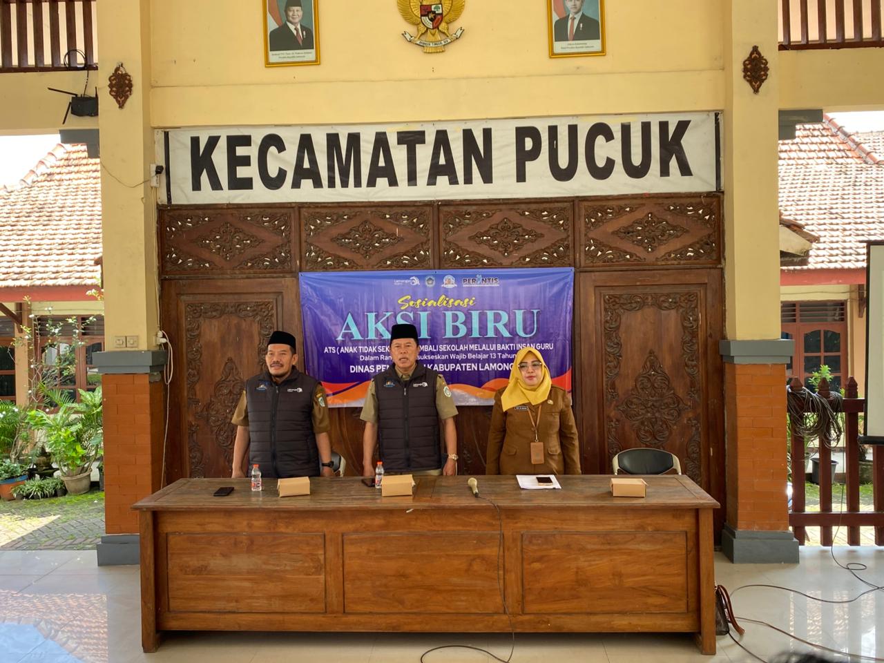 Foto: Sosialisasi AKSI BIRU di Pondopo Kecamatan Pucuk 2026