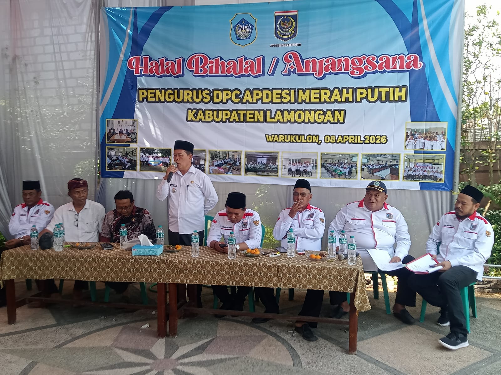 Foto: Kegiatan Halal Bihalal Pengurus APDESI Merah Putih Desa Warukulon Kecamatan Pucuk Kab.Lamongan