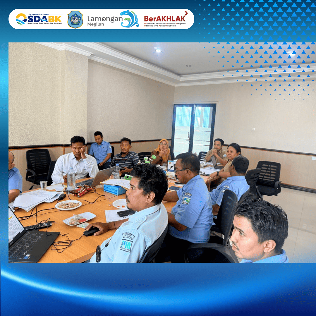 Foto: Pembahasan Kerangka Acuan Kerja (KAK) pada Pekerjaan Konstruksi Terintegrasi Rancang Bangun Pembangunan Instalasi Pengolahan Air (IPA) Kapasitas 100 Lps dan Bangunan Pendukung SPAM Plosowahyu