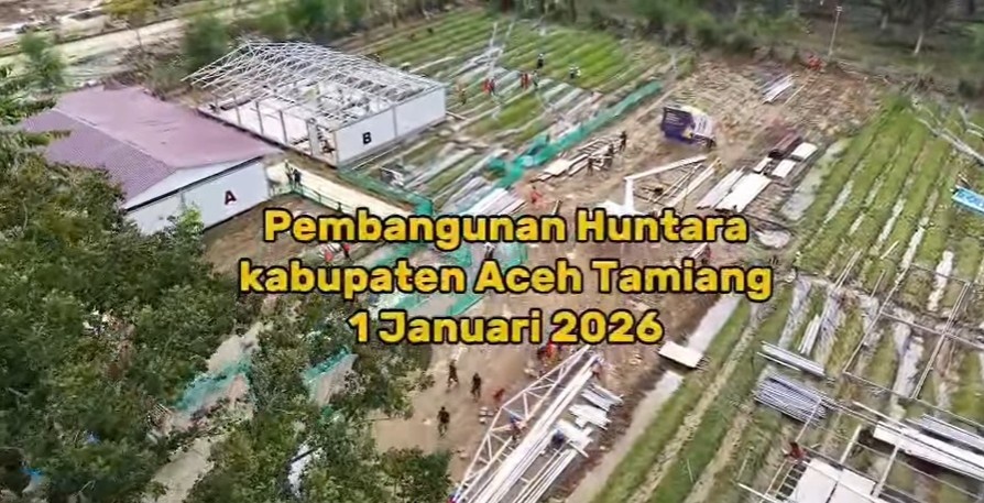 Foto: PEMBANGUNAN HUNTARA KABUPATEN ACEH TAMIANG 1 Januari 2026