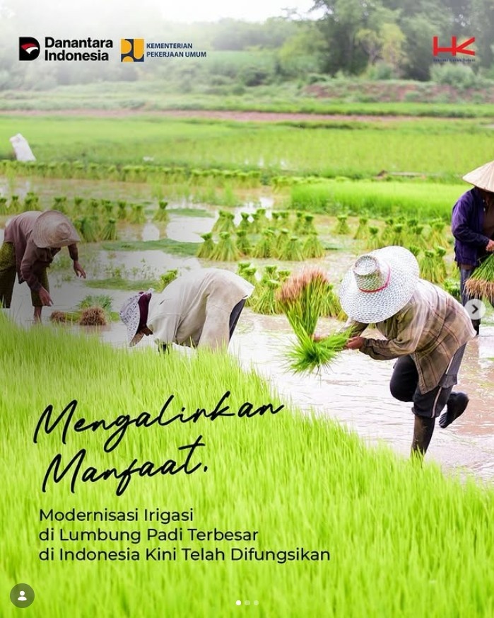 Foto: Modernisasi Irigasi Rentang Paket LSS-01