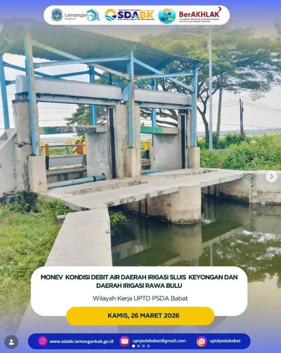 Foto: Monitoring dan Evaluasi Debit Air dalam Persiapan Musim Tanam II pada Musim Kemarau I