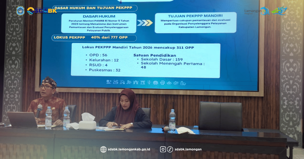 Foto: Perkuat Kualitas Pelayanan Publik, Pemkab Lamongan Laksanakan PEKPPP Mandiri 2026 pada 311 OPP