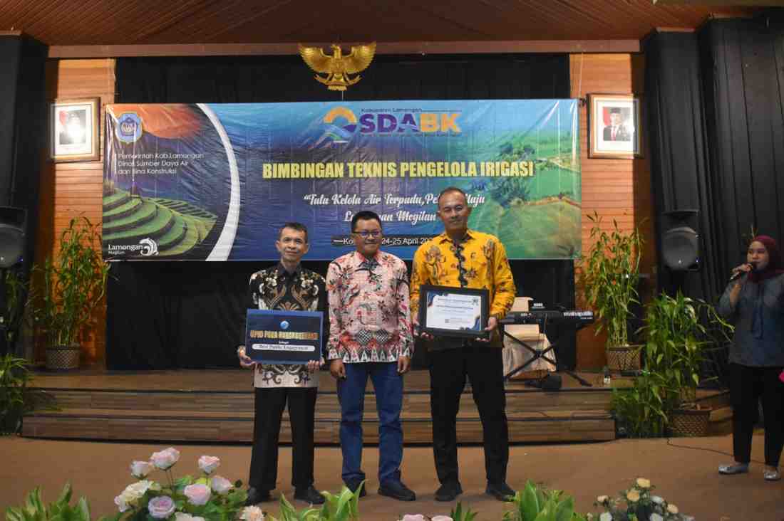 Foto: MALAM AWARDING UNTUK UPT PSDA KARANGGENENG