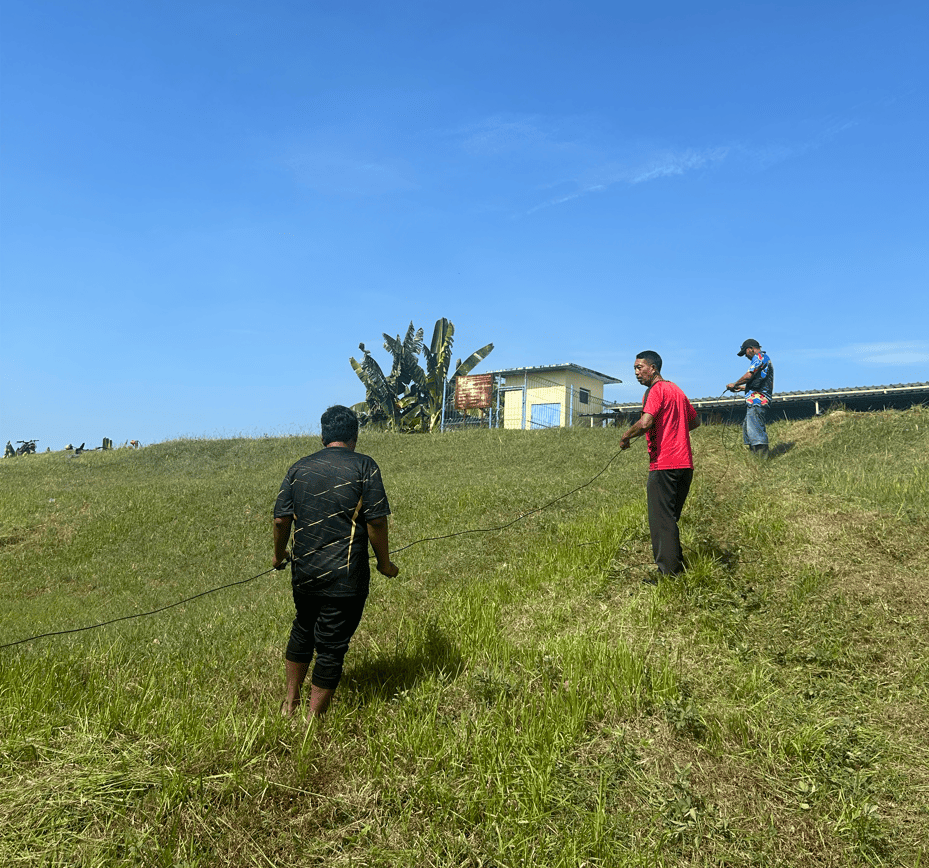 Foto: Kerja Bakti di Pompa Air Karanggeneng
