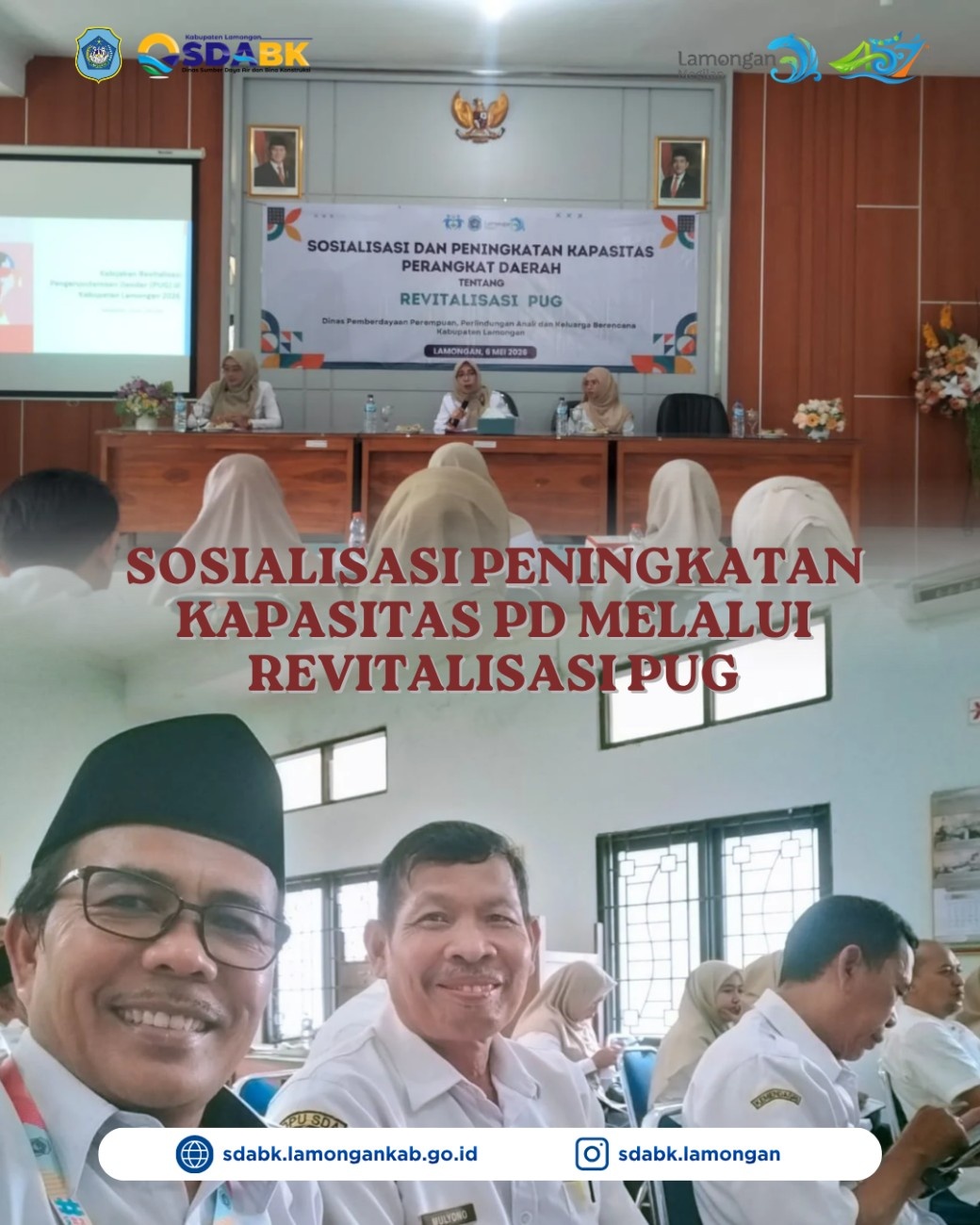 Foto: Sosialisasi Peningkatan Kapasitas Perangkat Daerah melalui Revitalisasi PUG di Kabupaten Lamongan