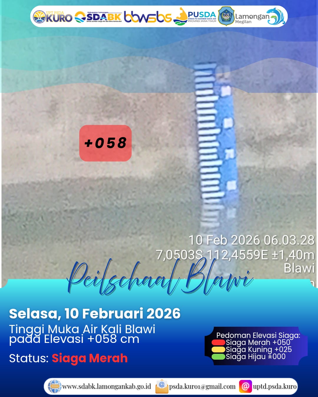 Foto: Peilschaal Blawi