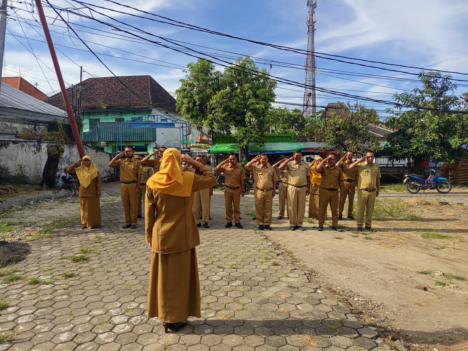 Foto: Apel Pagi UPTD Babat Dinas SDABK Kab Lamongan