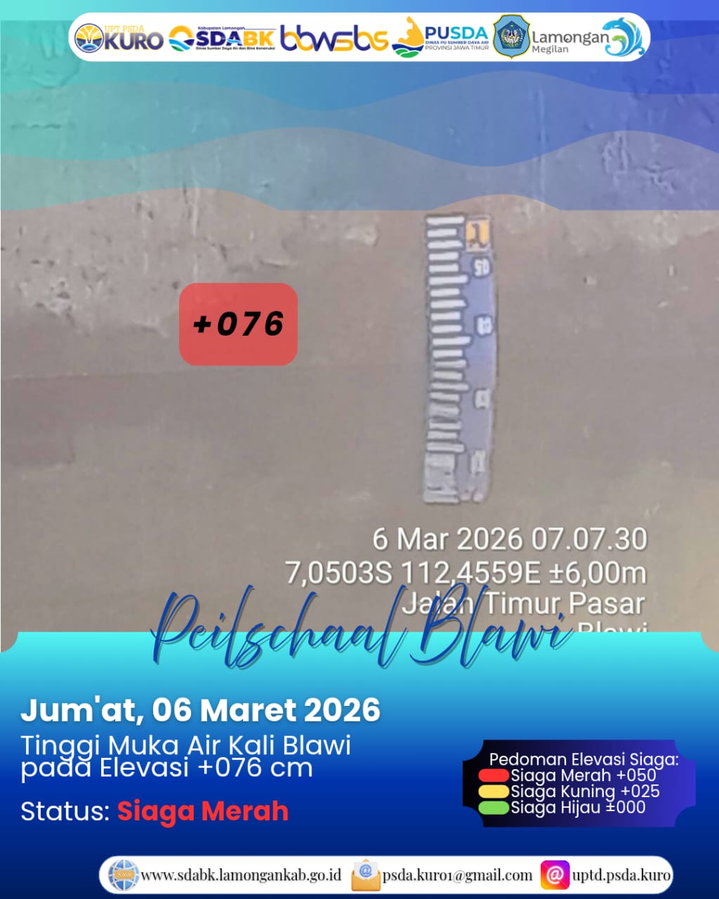 Foto: Peilschaal Blawi