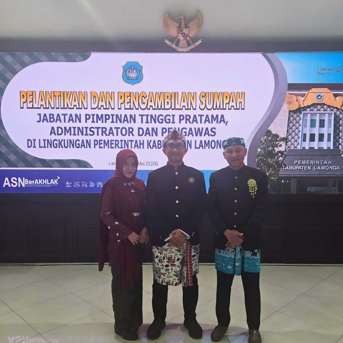 Foto: Pelantikan dan Pengambilan Sumpah Jabatan di Lingkungan Pemkab Lamongan