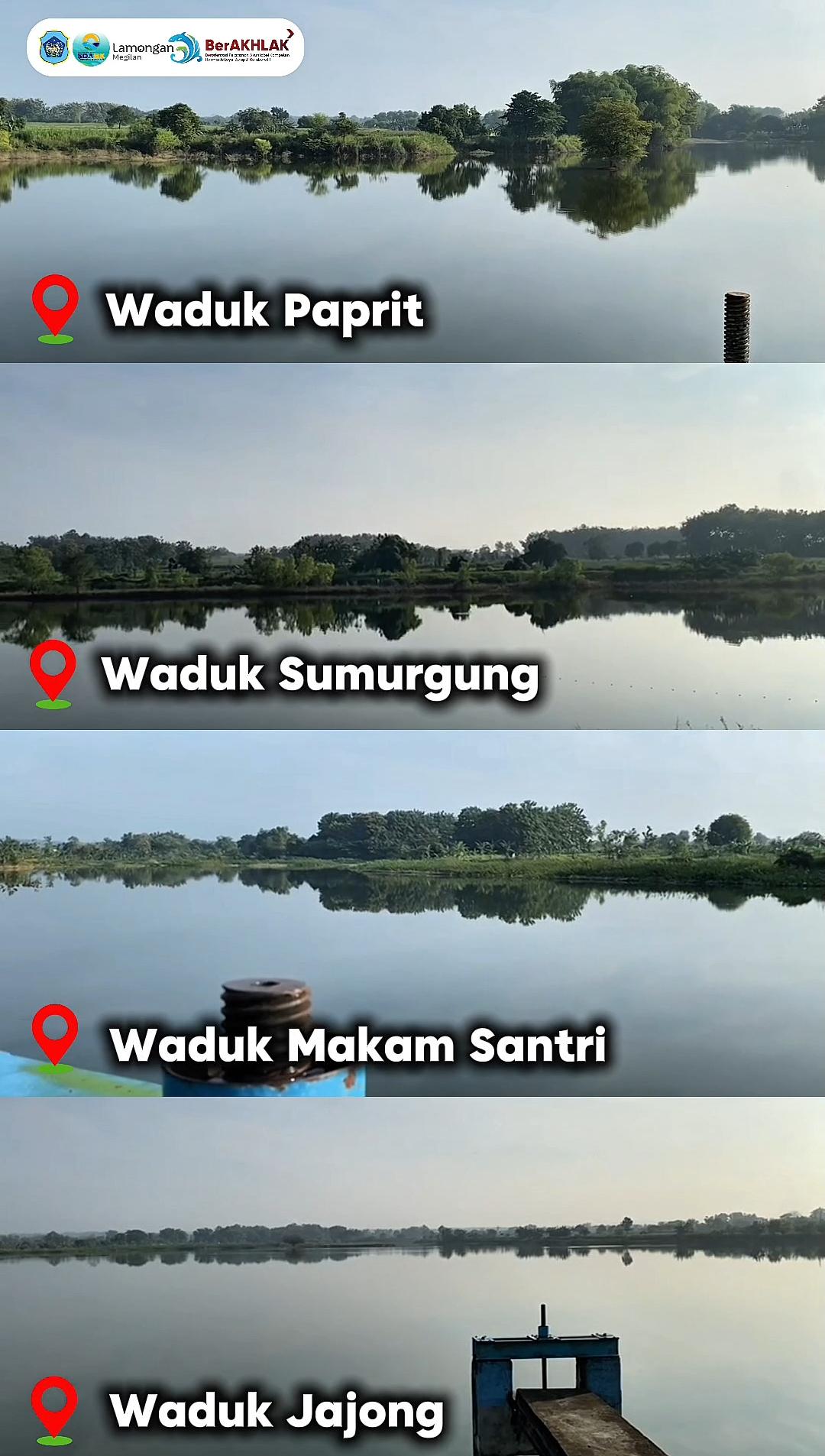Foto: Kondisi Waduk Wilayah Kerja UPTD PSDA Karanggeneng