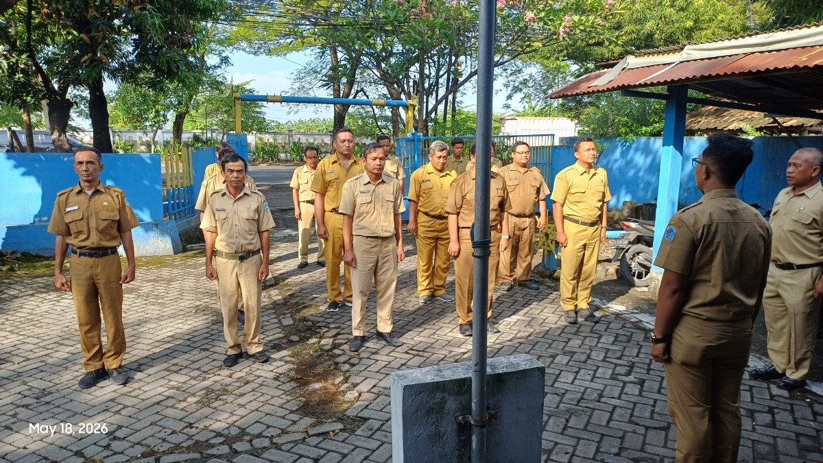 Foto: Apel Pagi UPTD Deket Dinas SDABK Kab Lamongan