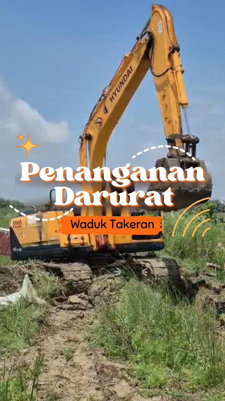 Foto: Penanganan Darurat Waduk Takeran