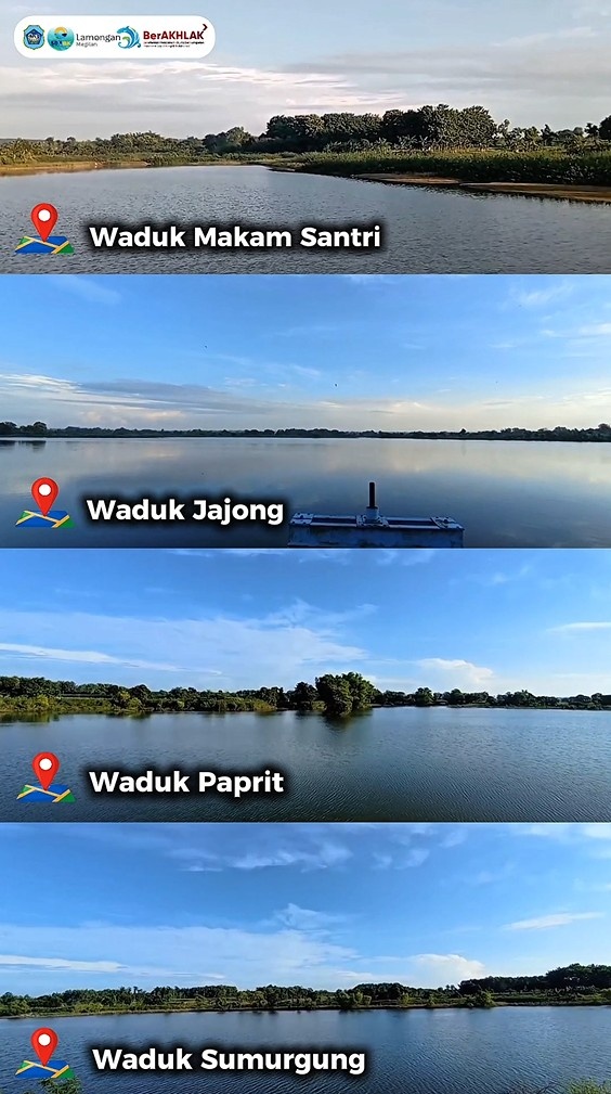 Foto: Kondisi waduk wilayah kerja UPTD PSDA Karanggeneng