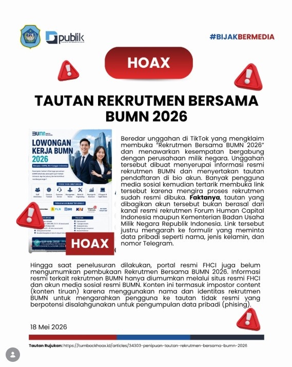 Foto: Tautan Rekrutmen Bersama BUMN 2026