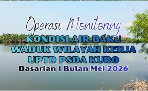 Foto: Operasi Monitoring Kondisi Air Baku pada Waduk dan Rawa di Wilayah Kerja UPTD PSDA Kuro