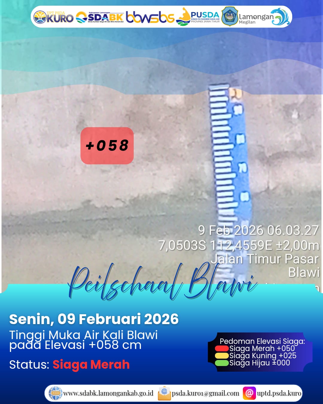 Foto: Peilschaal Blawi