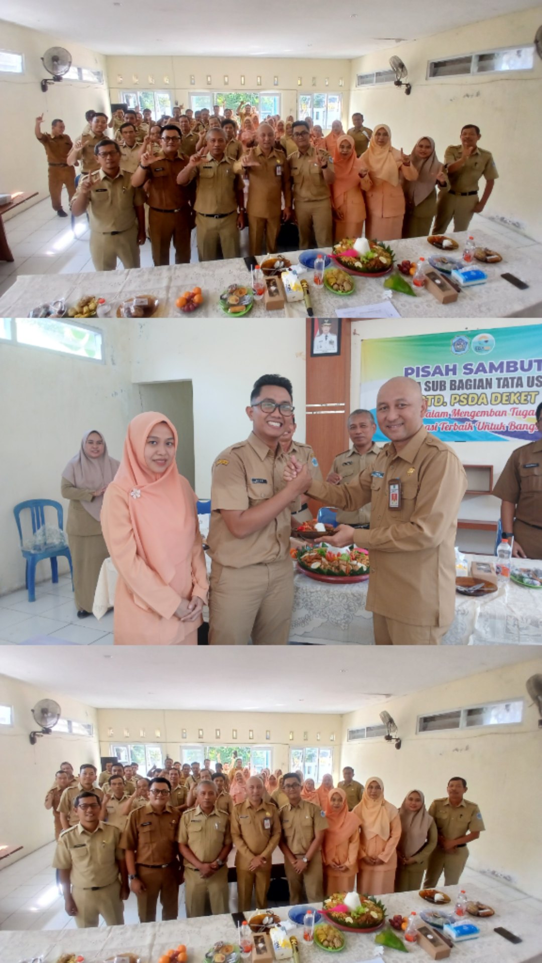 Foto: Pisah Sambut Kepala Sub Bagian Tata Usaha UPTD PSDA Deket